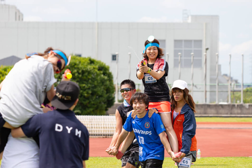 積極的に攻撃を仕掛けるもっちー、くっきー、ファン太、みっちゃん