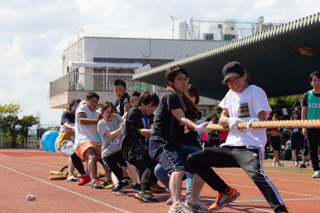 綿密な作戦を練って挑んだ綱引き