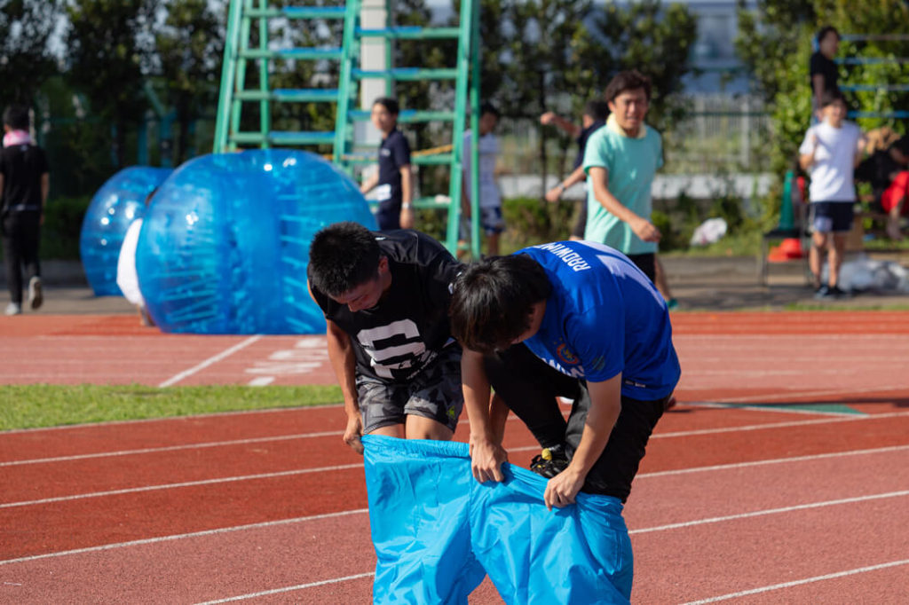 デカパン競争はファン太とくっきー