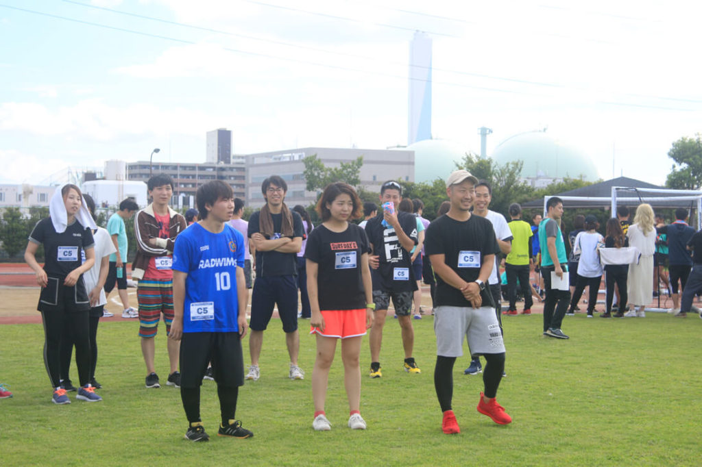 出場した3名、左からファン太、もっちー、副社長のだてさん