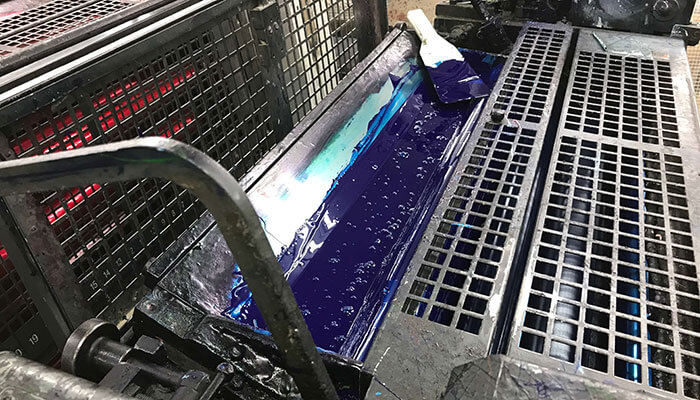 シアンのインキ